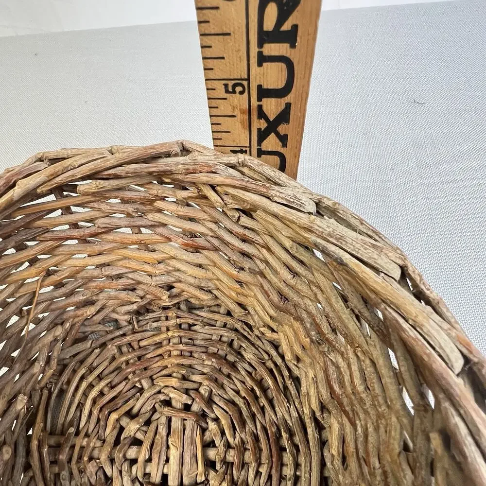 Woven Baskets Home Decor Set Of 3 Rustic Country Decorative Natural Coastal Boho